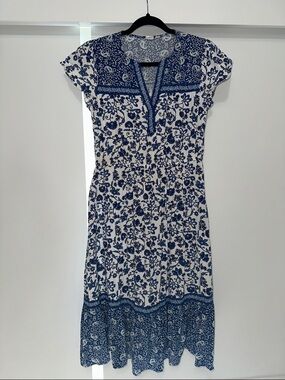 GAP Blue and White Floral Sundress
